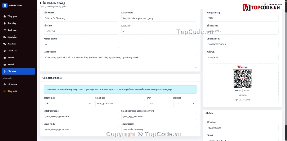 Pharmacy,Website địa ốc,code w    eb